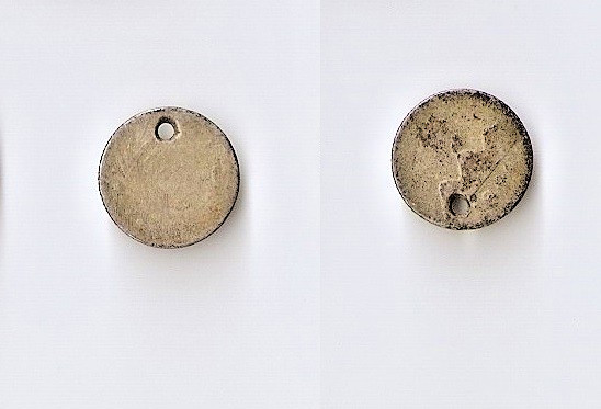 Guatemala 1/4 real 1899 holed