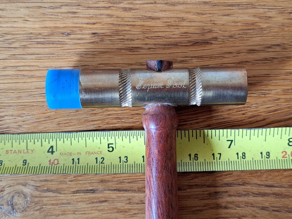 SEQUIM TOOL (USA) BRASS PLANE ADJUSTMENT HAMMER MALLET