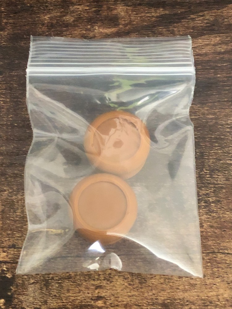 VW MK1 84-93 Cabriolet Caddy Tan "Peanut Butter" Mirror Knobs (1 pair)