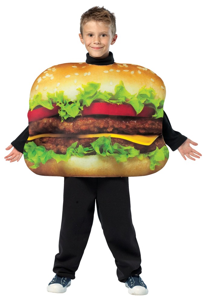 Unisex Cheeseburger Costume - Rasta Imposta