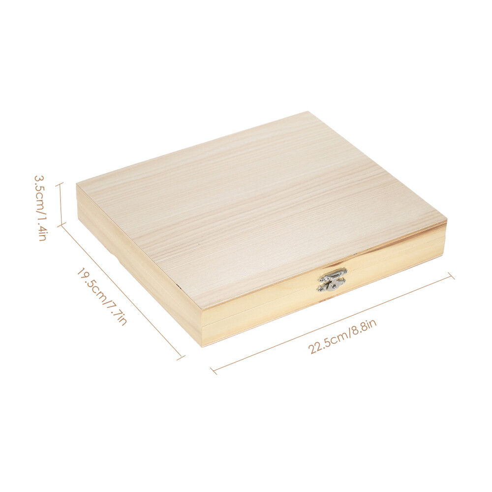 Microscope Slides Storage Holder 100PCS Wooden Box Storage New U0P0