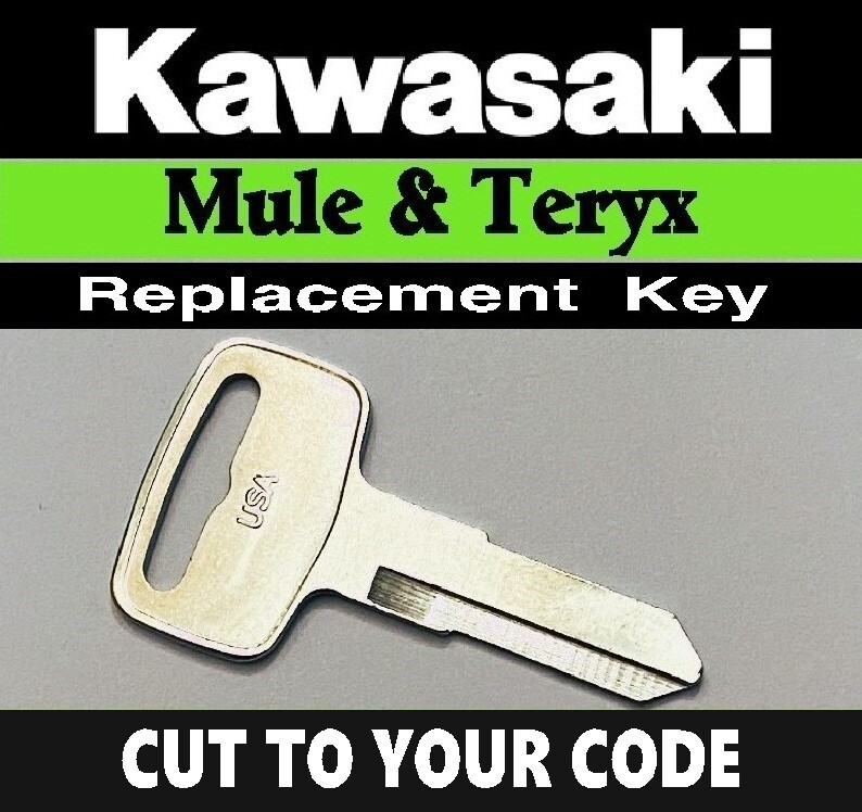 Kawasaki Mule Teryx UTV Replacement Spare Keys Key Cut to your Code 3101-3150