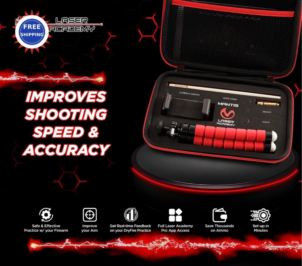 Portable 9mm Laser Training Kit Mantis Academy for Target Practice Fire System