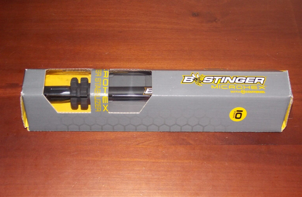 Bee Stinger MicroHex 10" Stabilizer in Matte Black- B Stinger