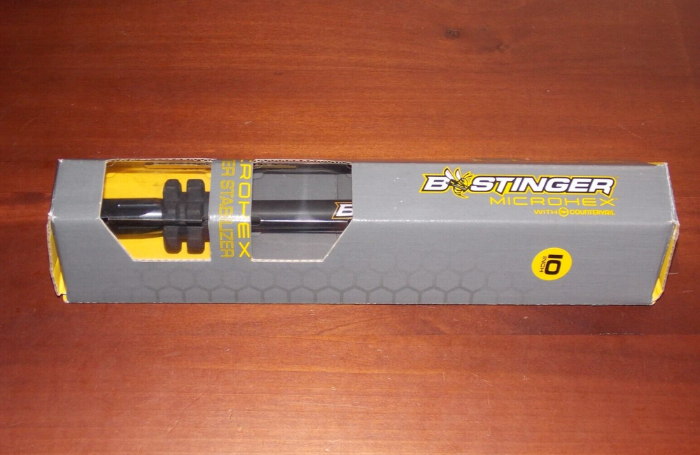 Bee Stinger MicroHex 10" Stabilizer in Matte Black- B Stinger