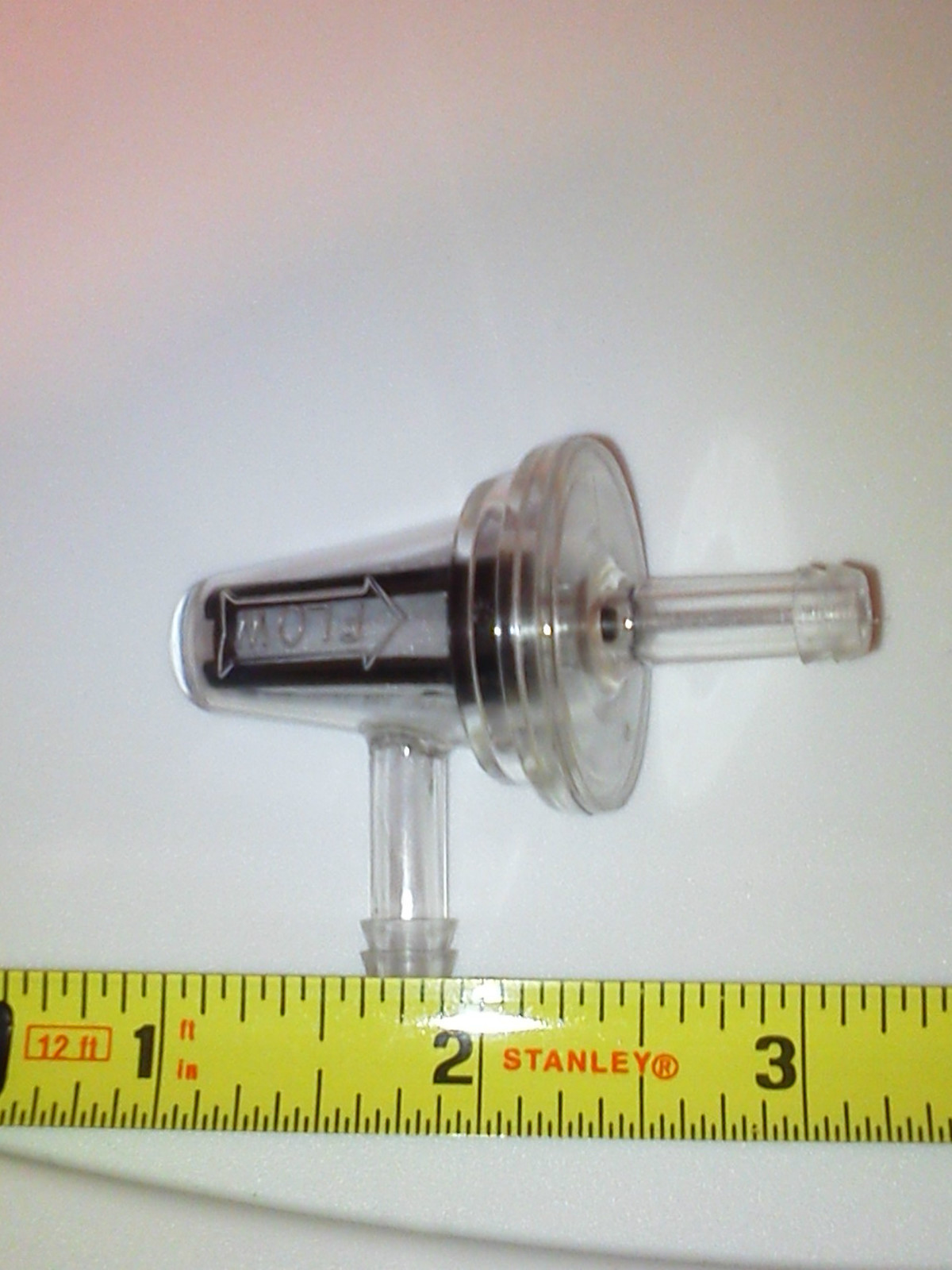 Fits Honda ATV DIRT BIKE CLEAR INLINE GAS Right Angle FUEL FILTER 1/4" 6mm 7mm