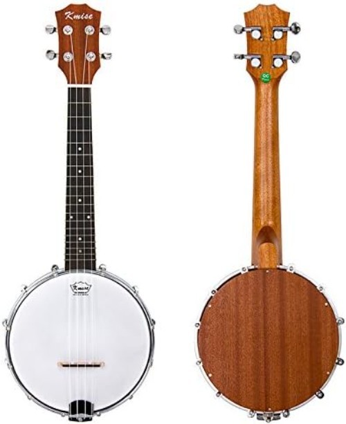 Compact Banjolele 23'' Sapele 4 Strings Complete Kit
