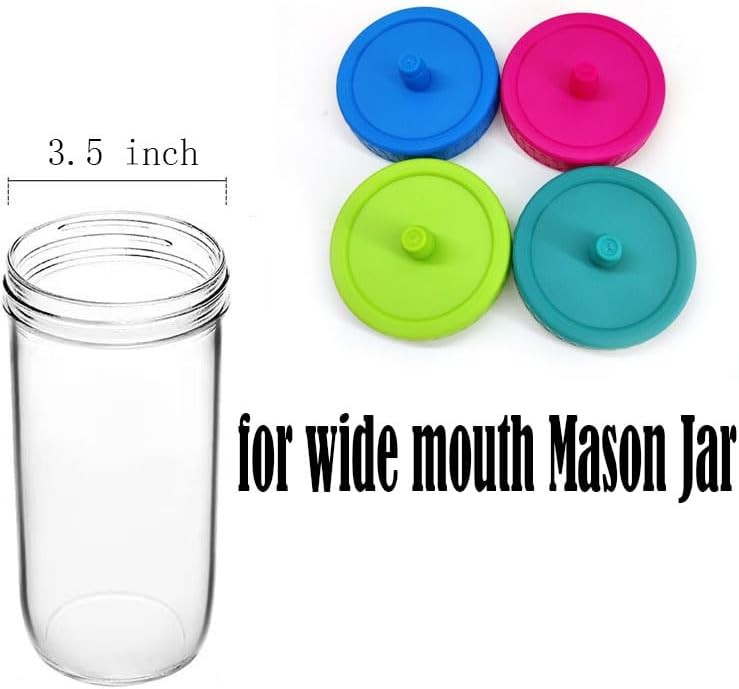 4 Pack Mason Jar Fermentation Lids - waterless Airlock Fermentation Pickle