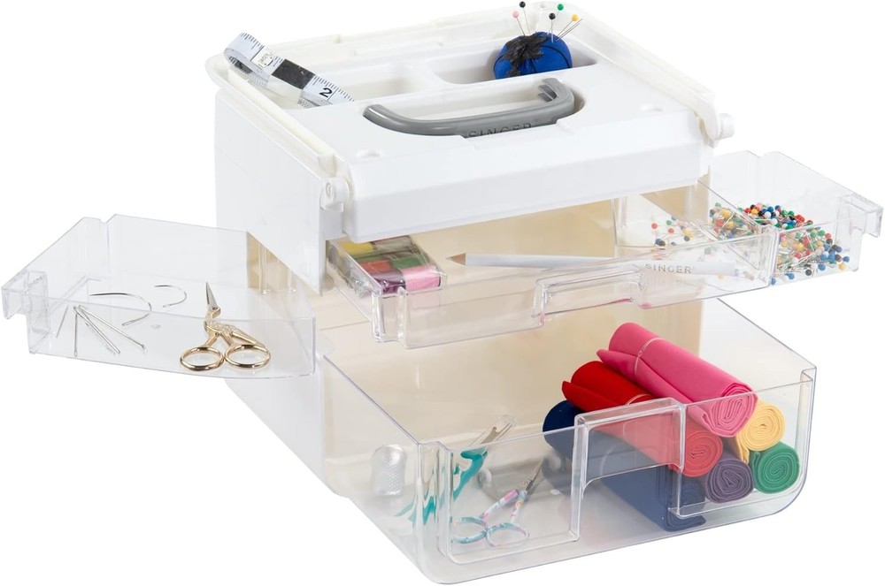 BRAND NEW SINGER SEW IT GOES STACKABLE STORAGE CASE