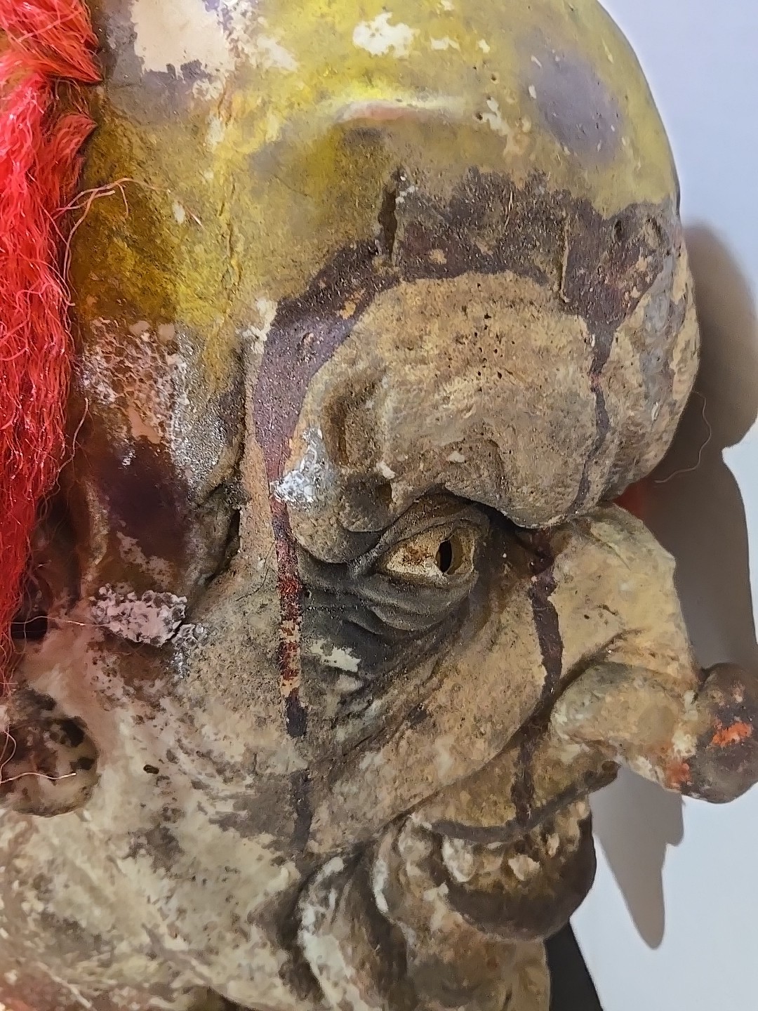 Life Size Decapitated Severed Realistic CLOWN HEAD Halloween Prop Decoration