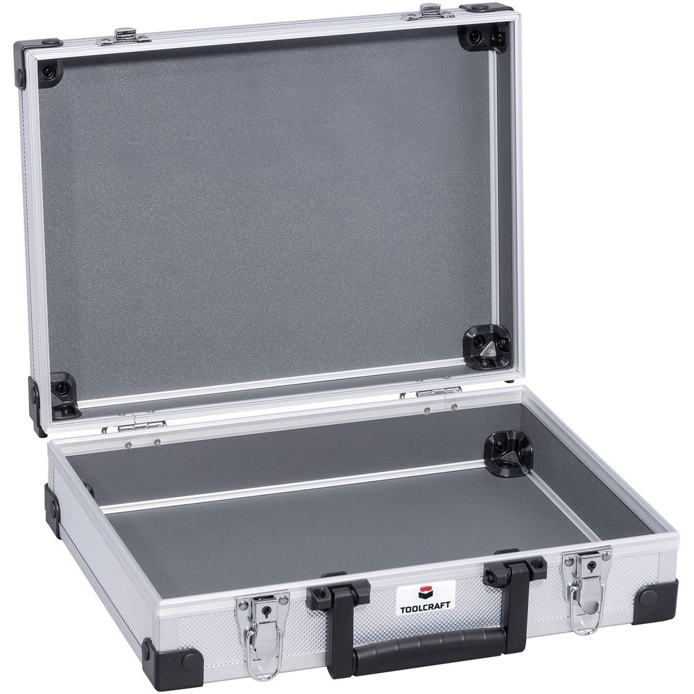 Toolcraft TO-5091546 Pilot Flight Lockable Case 285x105x345mm Rubber Lining