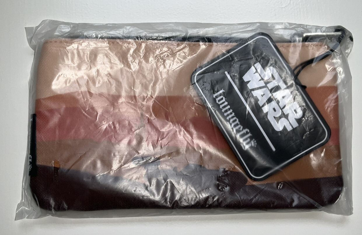 Loungefly Star Wars Tatooine Zip Pouch Cosmetic/Coin Bag/Case New!