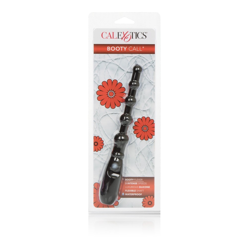 Booty Call Booty Flexer Black Vibrating Anal Plug Probe