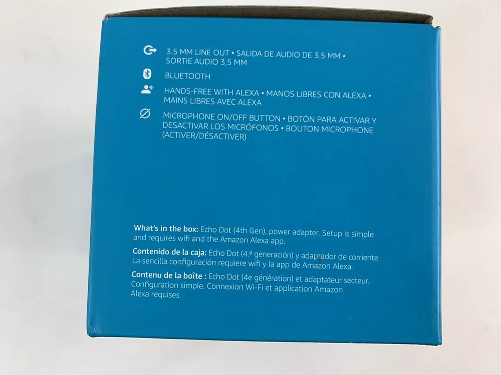 Amazon Echo Dot 4th Gen Generation Smart Speaker Alexa Glacier White 2020 NEW