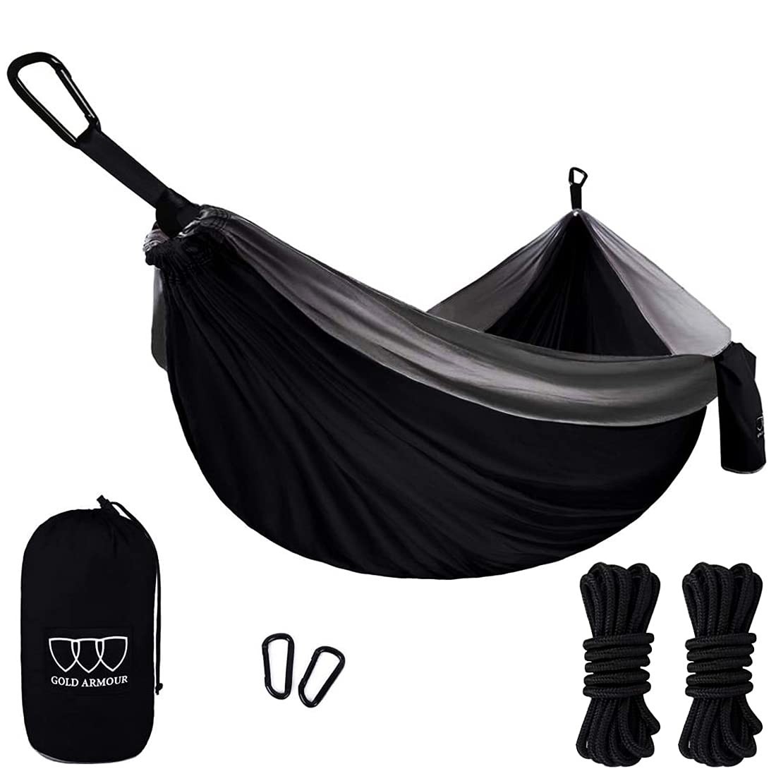 Double Person Hammock with Ropes for Outdoor Camping Adventures