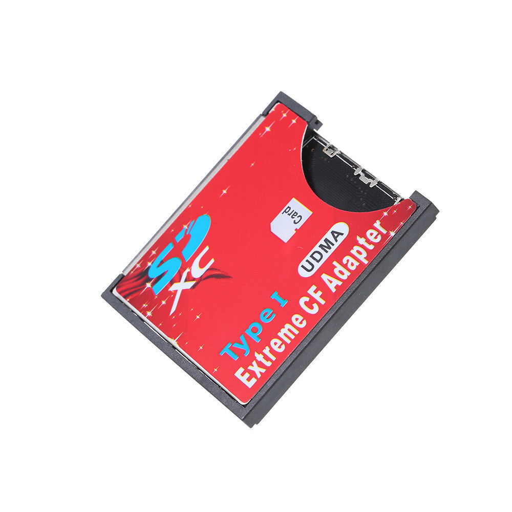 SDHC SD SDXC to CF Card Adapter Compact Flash Type I Card Converter Card Reader