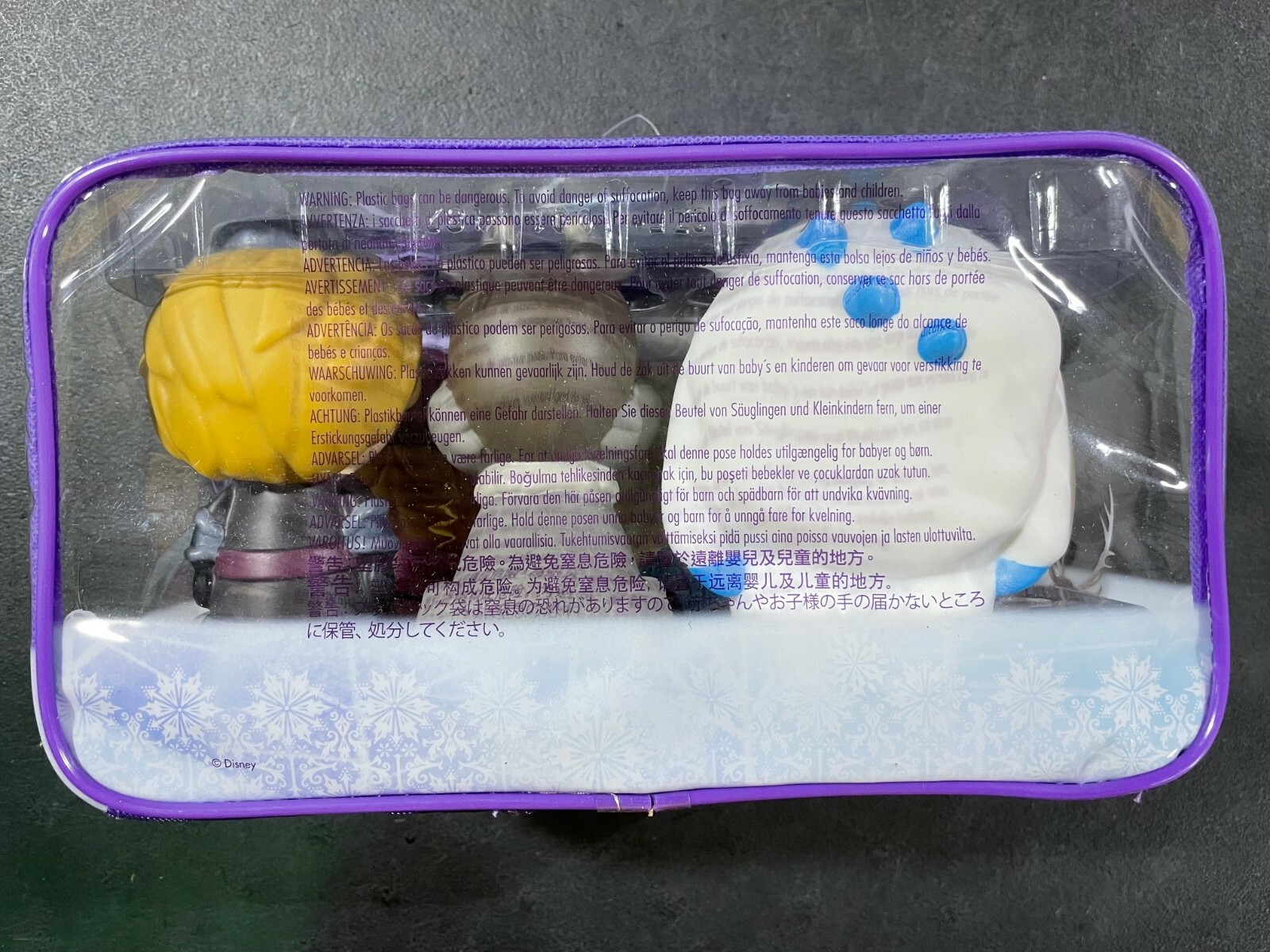 Disney Frozen 6 pc Bath Toys w/Case: Elsa * Anna *Olaf*Sven*Kristof*Marshmallow*