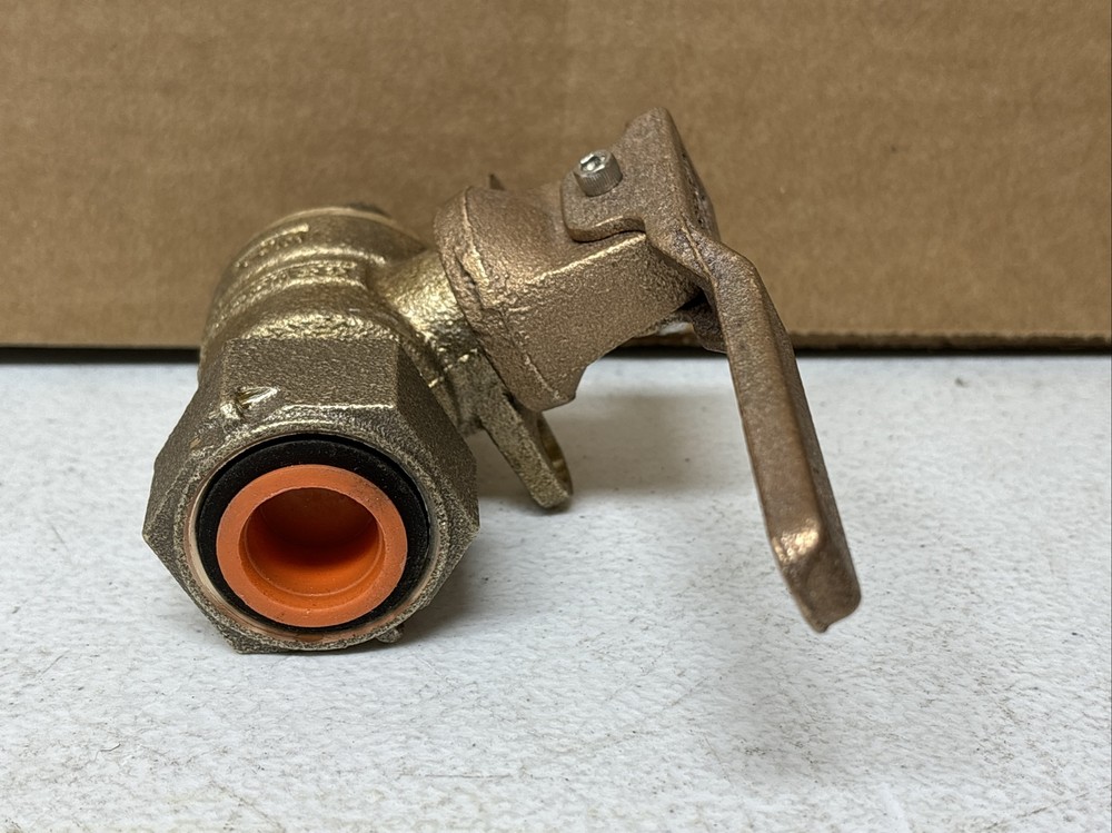 Mueller B-24351 411 Inline Ball MTR Meter Valve 3/4” with Handle NL-A