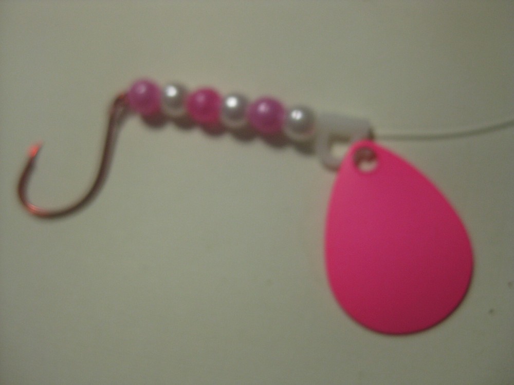 Walleye 1 Hook Spinner Rigs (Pink)