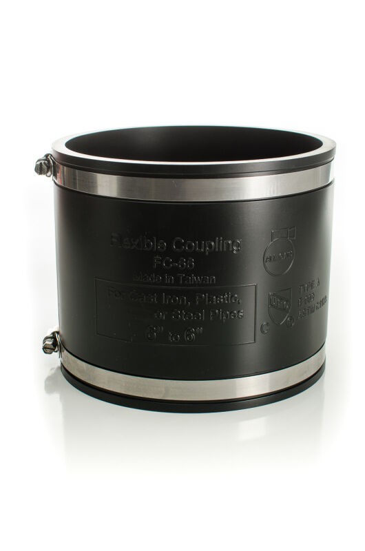 Pasco Specialty 5666 Flexible Coupling 1" Cast Iron/Plastic Connection