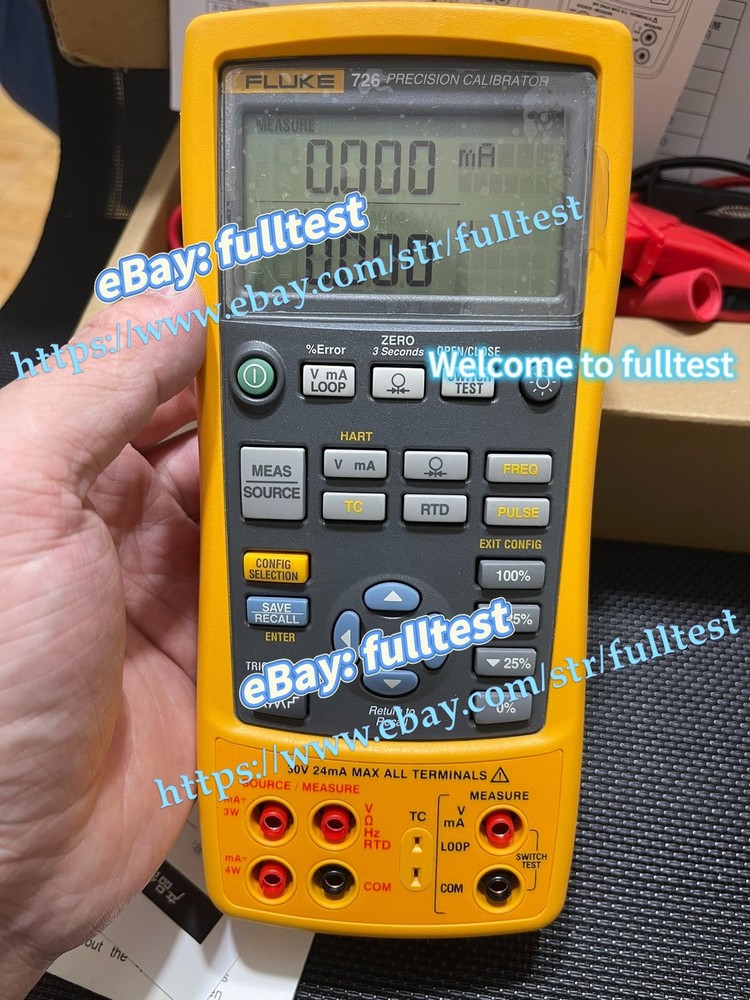 Fluke 726 Multifunction Process Calibrator Calibrated 90%NEW-fulltest