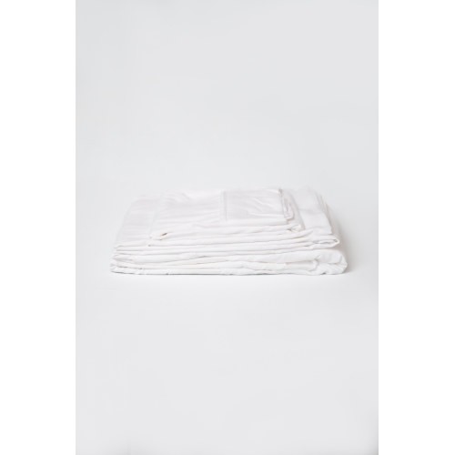 KA 4-Piece White Bamboo Queen Hypoallergenic Sheet Set