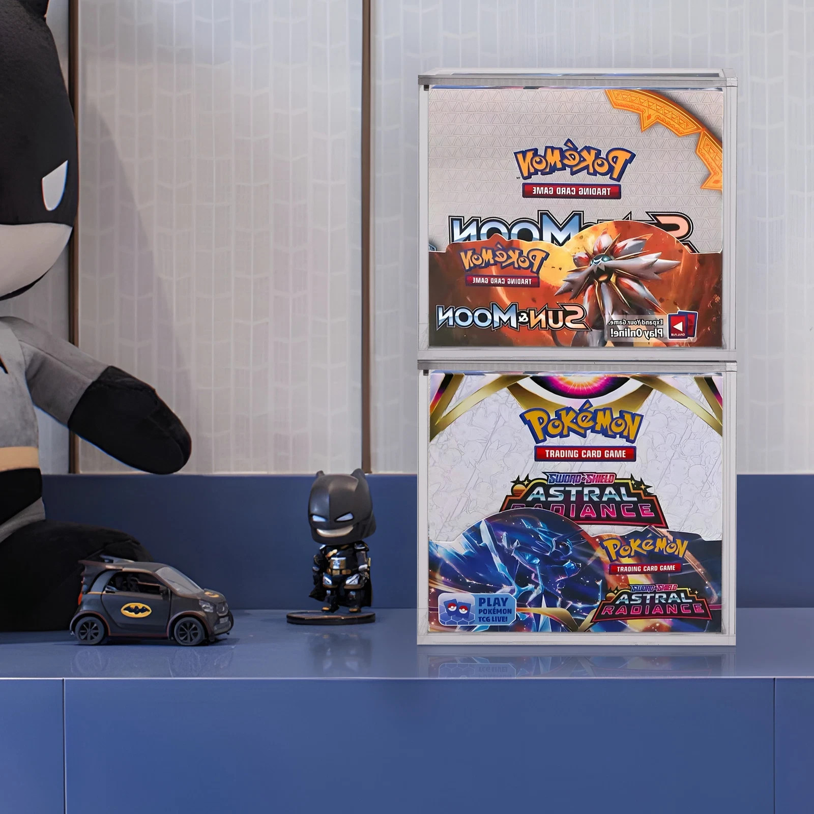 Pokemon Magnetic Booster Box Acrylic Case Not include Booster Box Not Fit ETB!!!