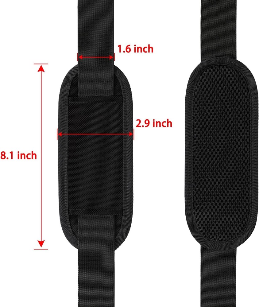 Shoulder Strap, 52" Universal Replacement Laptop Shoulder Strap Luggage Duffel B