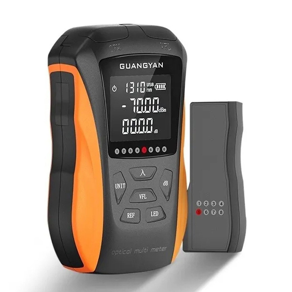 4in1 Fiber Optic Cable Tester Multiple Optical Power Meter Visual Fault Location