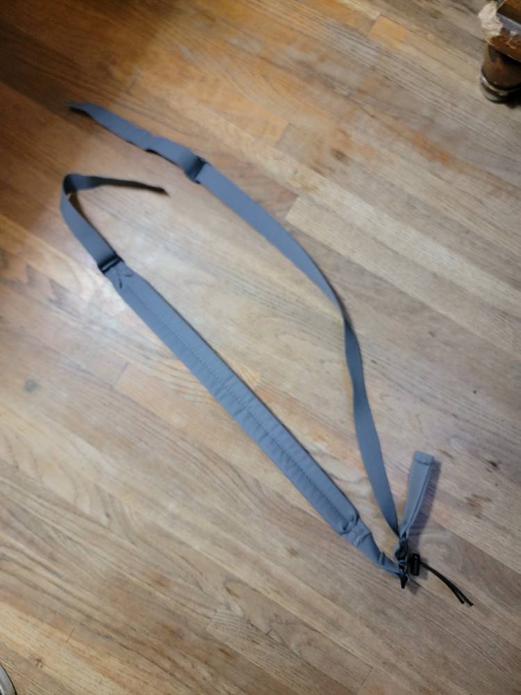 grave solutions rifle sling wolf gray adjustable pull tab