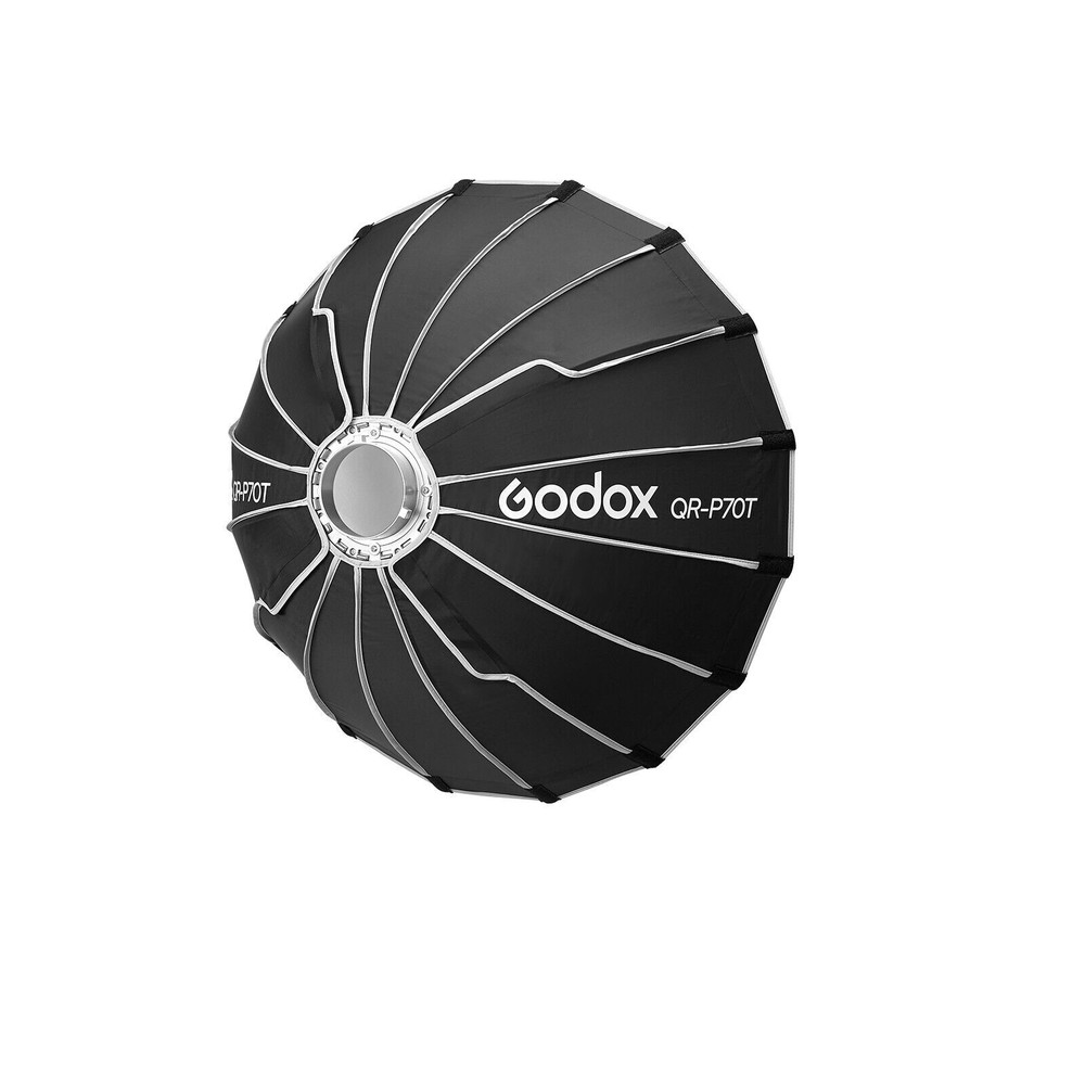 Godox QR-P70T 70cm/27.5inch Parabolic Softbox Light Diffuser with Quick Release