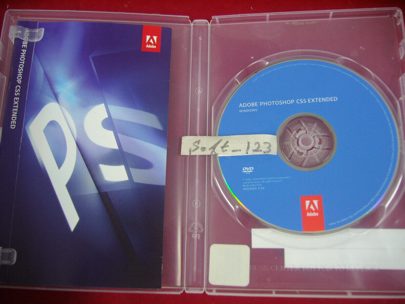 Adobe Photoshop CS5 Extended 64 & 32 bit for Windows Full Retail w/Serial Number