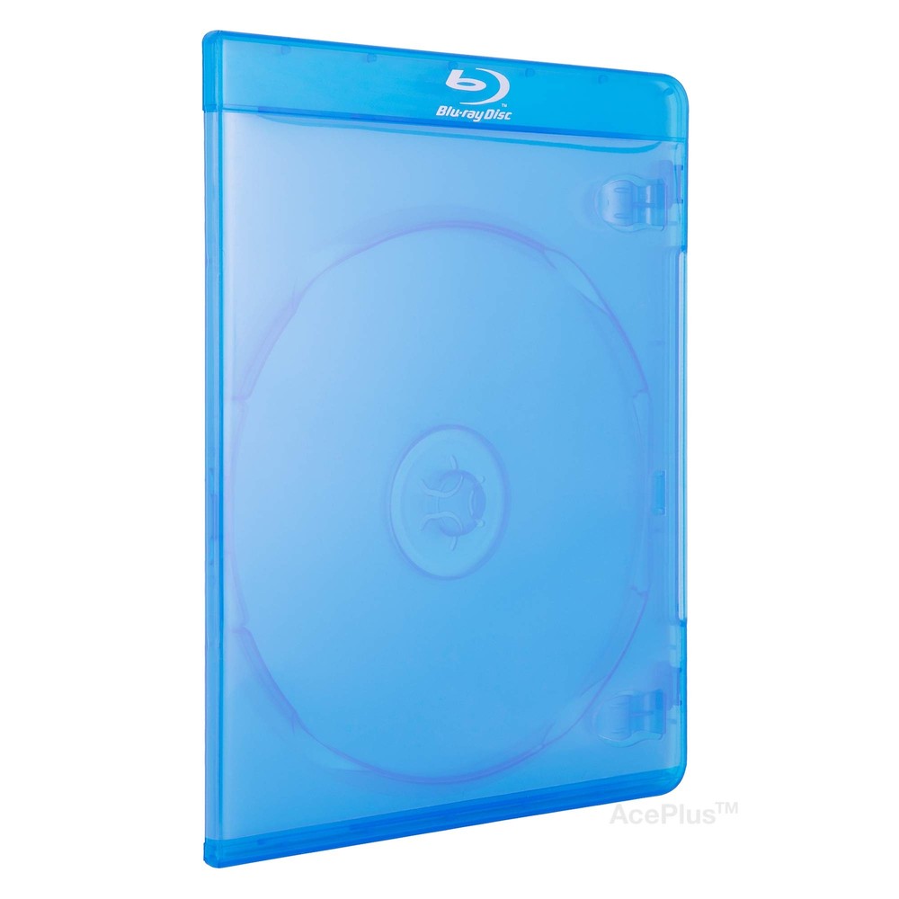 AcePlus Slim Single Blu-ray Cases in 6mm Ultra Thin Thickness for Single Disc