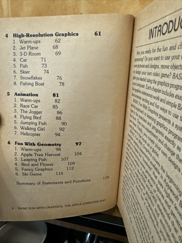 Basic Fun With Graphics The Apple Computer Way Vintage Programs 1983 Avon