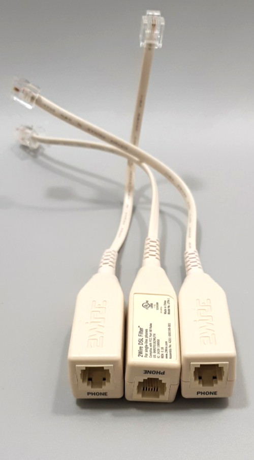 2Wire DSL Filter For Single Line Phones Model LFT 4-1 Adapter
