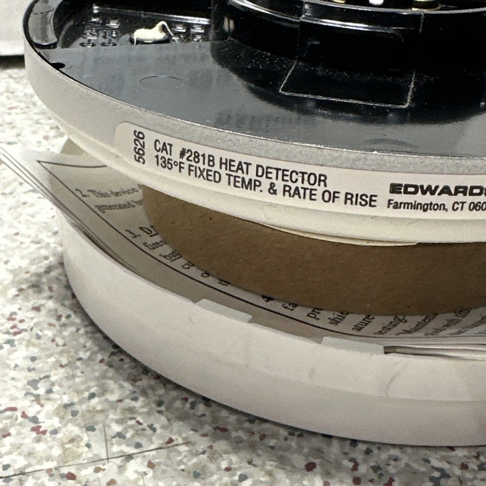 Edwards 281b Heat Detector 135 Degrees