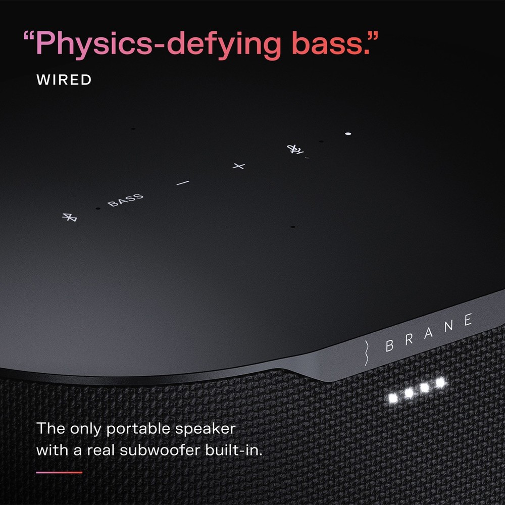 Brane Audio Brane X Portable Bluetooth Speaker