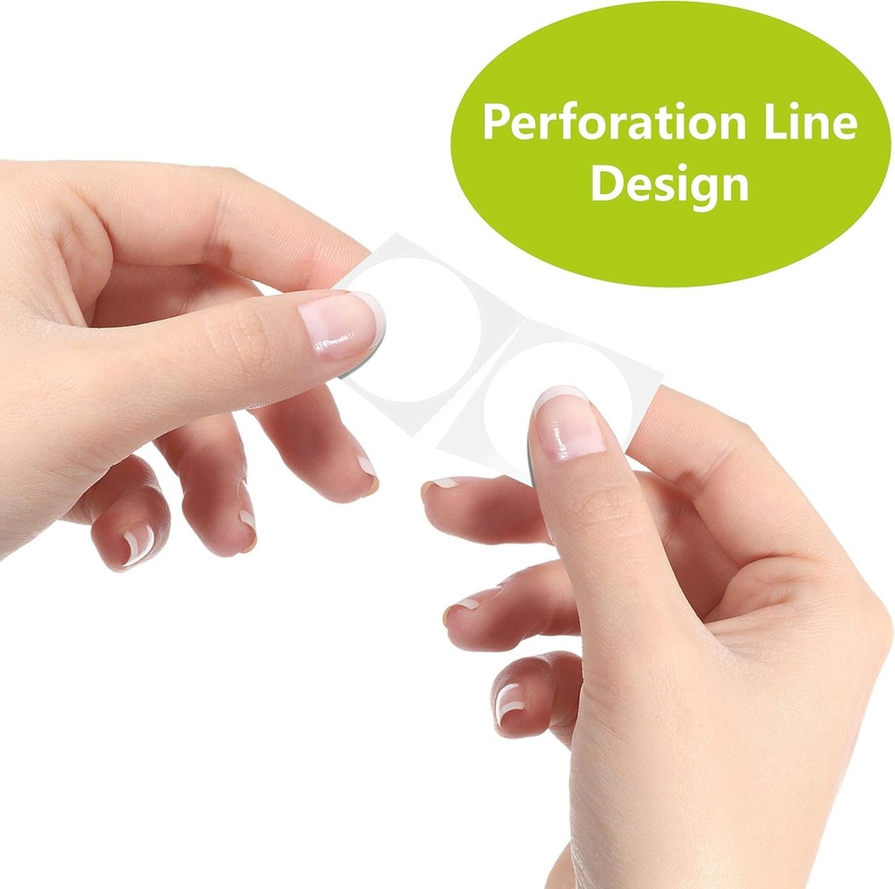 1500 PCS White Round Color Coding Circle Dots Inventory Stickers 1,