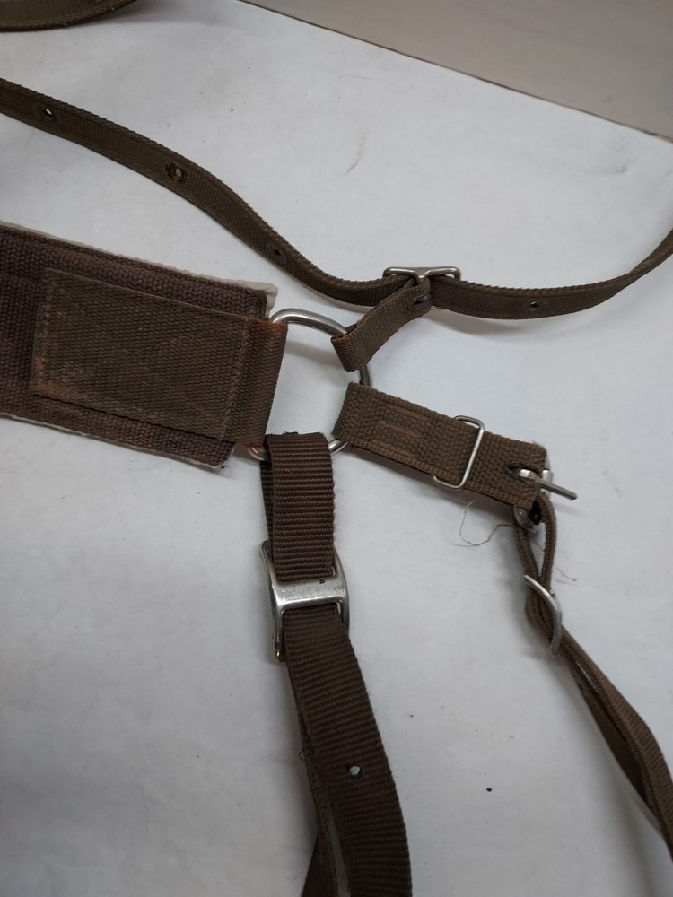 Nylon Saddle Britchen Breeching W/ Breast Collar