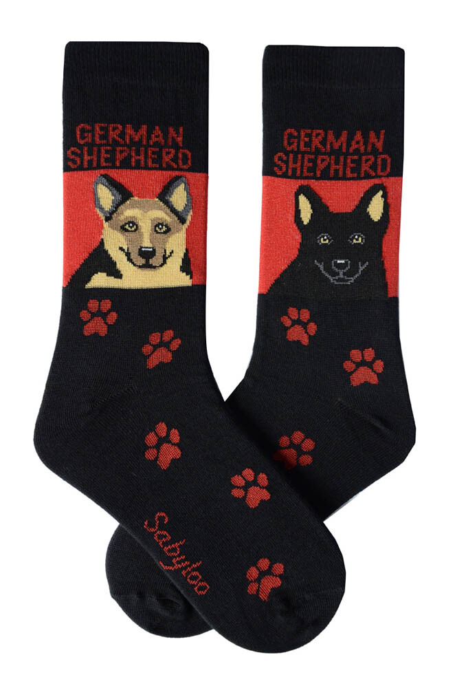 German Shepherd Crew Socks Unisex