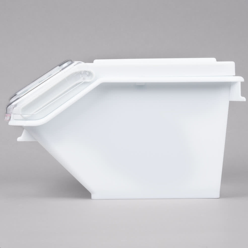 Rubbermaid 2.6 Gallon ProSave Shelf Ingredient Bin with 1/2 Cup Measuring Scoop