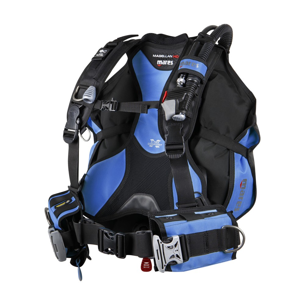 Mares Megellan HD Scuba Diving Versatile Lightweight Foldable Backmoun BCD