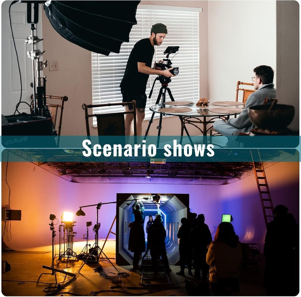 Professional C Stand for Lighting, 10.5ft Adjustable Height and Strong Design