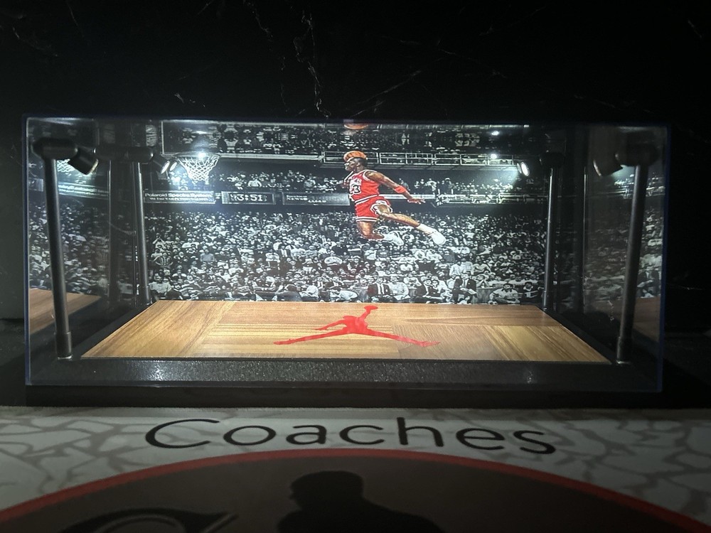 Michael Jordan Custom 2-3 Card PSA Display Case W/ LED Lights