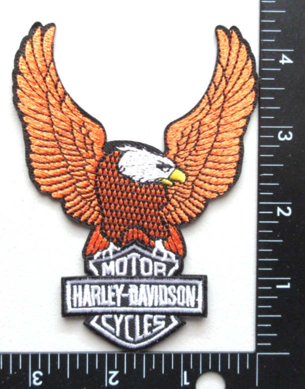 MOTORCYCLES EAGLE BIKERS JACKET VEST EMBROIDERED IRON ON PATCH