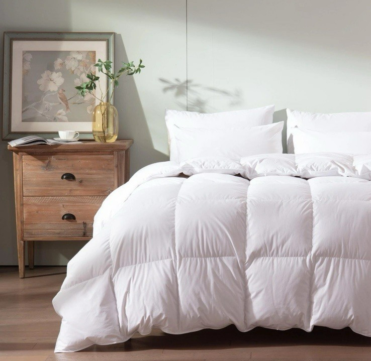 WENERSI Feather Down Fiber Comforter King Size,Hotel Style Bedding Comforter,...