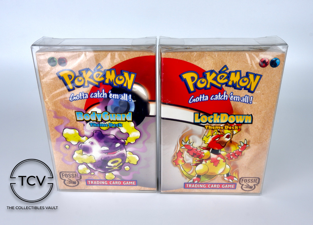 Pokémon Theme Deck Box Protector Case - 0.6mm Thick PET Plastic (1-50 Pack)