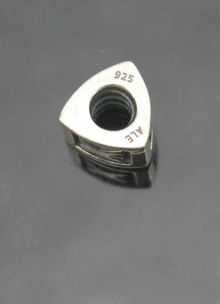 AUTHENTIC PANDORA ALE CHARMING LETTER " X " SOLID STERLING SILVER BEAD / CHARM