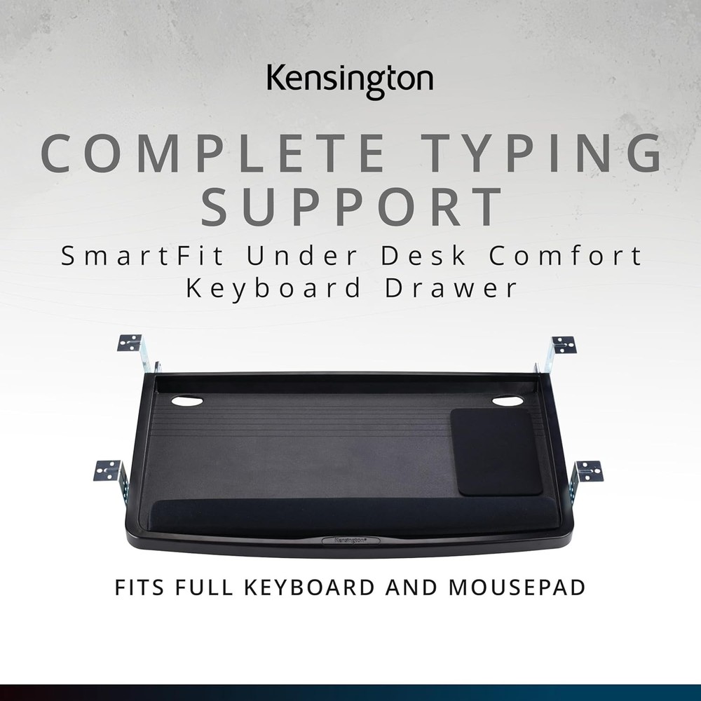 Space-Saving Keyboard Tray for Office, Ergonomic Design
