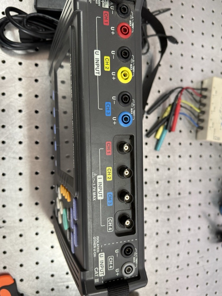 Hioki 3196 Power Quality Analyzer + 9264-01 Wiring Adapter As-Is